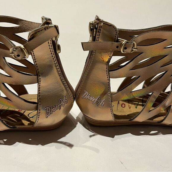 Blowfish Malibu Women's Gladiator Sandals Iridescent Pink Size 7 - Picture 10 of 11